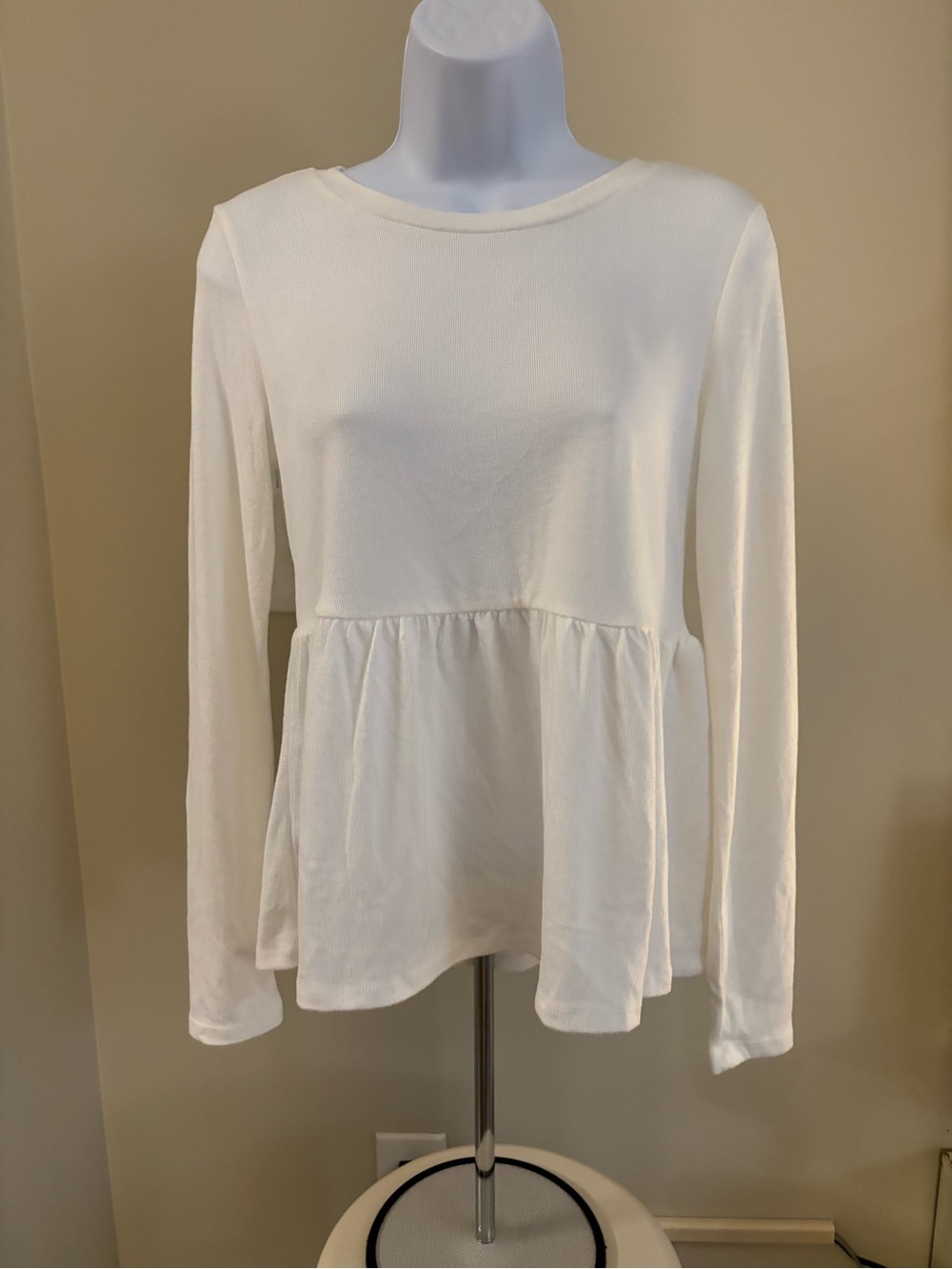 Pink Republic Ivory Long-Sleeve Top